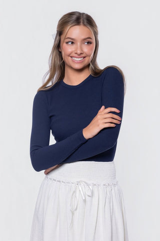 Rena Top (Navy)