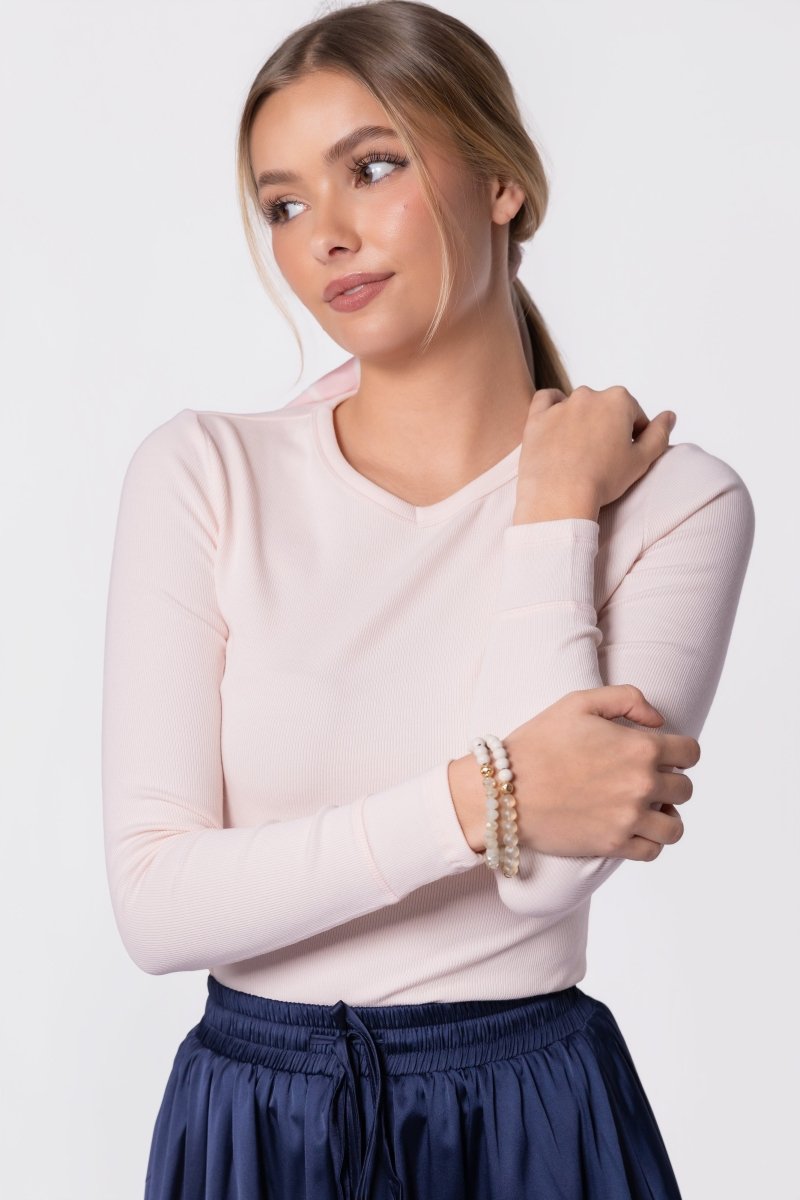 Rena Top (Pink Blush) - Glamourous Grace
