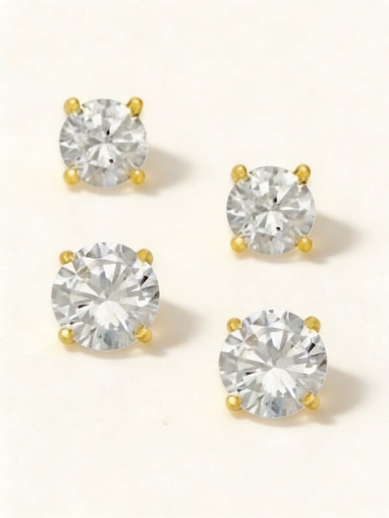 Giani Bernini Cubic Zirconia Stud Earrings - Glamourous Grace