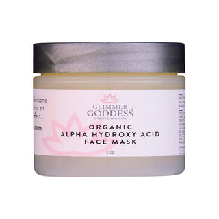 Organic AHA Face Mask – Renewing Treatment for Exfoliation & Glow - Glamourous Grace