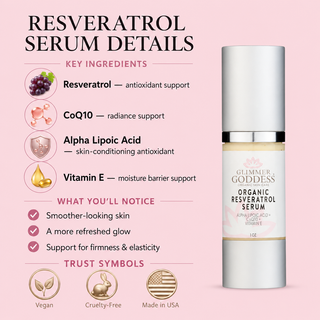 Organic Resveratrol Serum – Instant Firming
