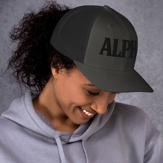 ALPHA 3D Puffy Embroidered Retro Trucker Hat