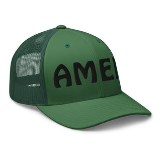 AMEN 3D Puffy Embroidered Trucker Cap
