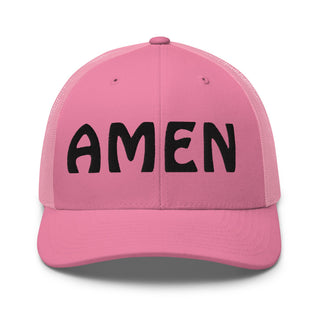 AMEN 3D Puffy Embroidered Trucker Cap