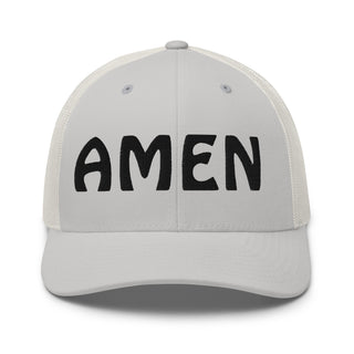 AMEN 3D Puffy Embroidered Trucker Cap