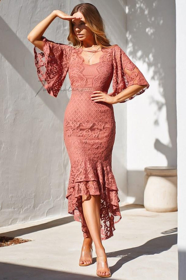 Reyna Dress - Mauve - Glamourous Grace