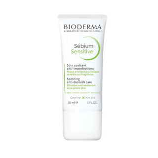 Bioderma Sebium Sensitive 30 Ml - Sensitive Skin Care for Acne-Prone Skin, Hypoallergenic & Fragrance-Free - Glamourous Grace