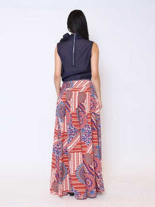 Ribbon Bow Sleeveless Organza Top