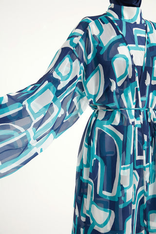 Rivamera Ocean-Inspired Beach Kimono - RP2513 - Glamourous Grace