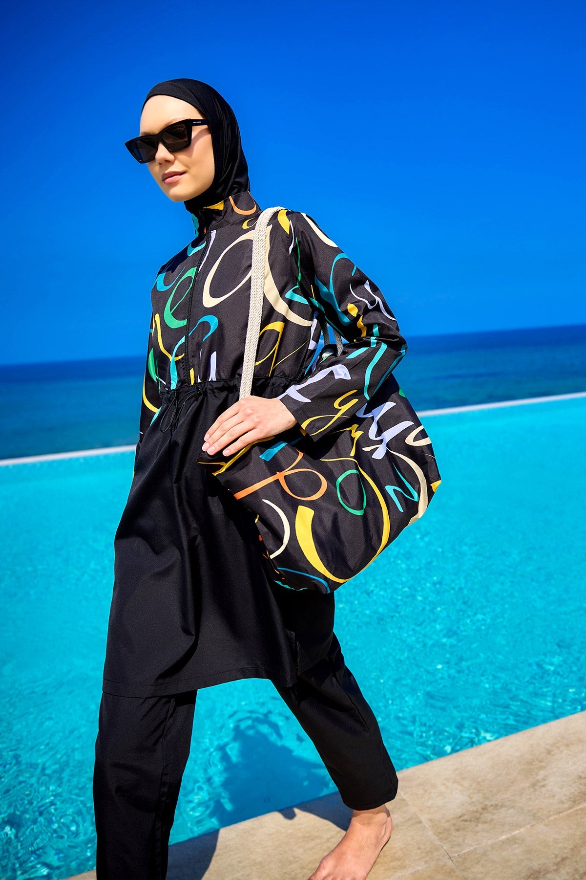 Rivamera Modest Full-Coverage Swimsuit - R2505 - Glamourous Grace