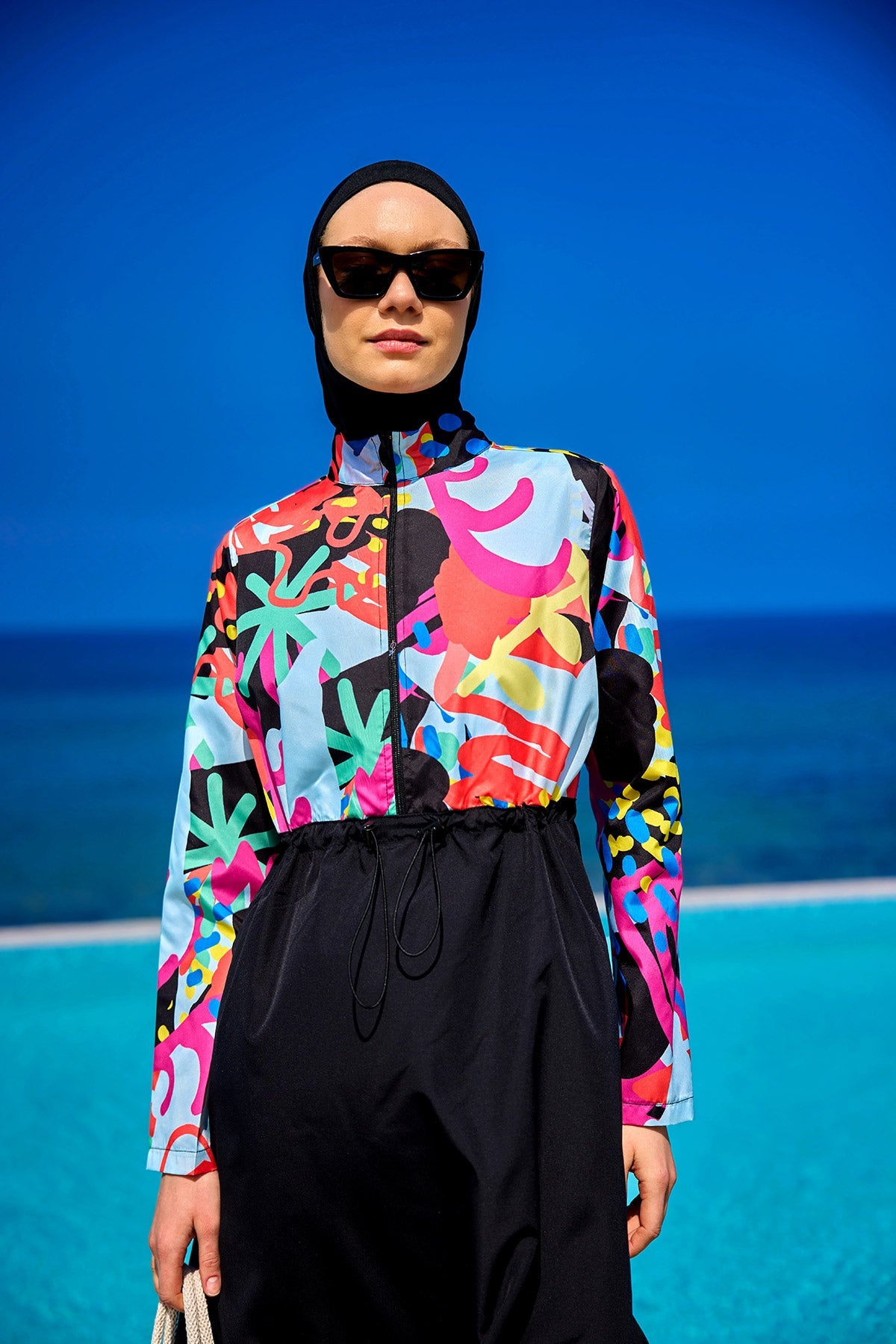 Rivamera Full-Coverage Modest Swimsuit - R2510 - Glamourous Grace