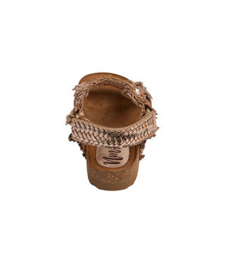 River Dance Woven Sandal in Champagne - Glamourous Grace