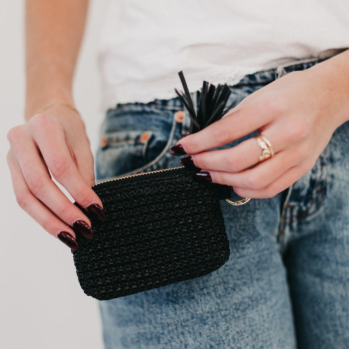 River Raffia Clippable Card Holder - Glamourous Grace