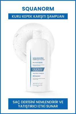 Ducray Squanorm Dry Dandruff Treatment Shampoo - Anti-Dandruff, Moisturizing, 6.76 fl oz