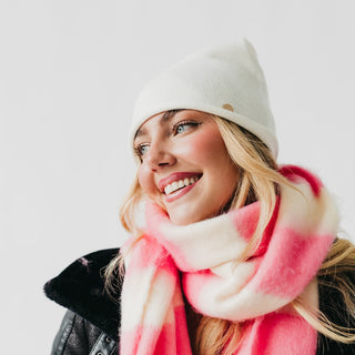 Rolled Edge, Cashmere Beanie