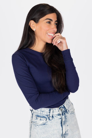 Romi Top Long Sleeve (Navy)