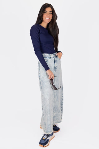 Romi Top Long Sleeve (Navy)