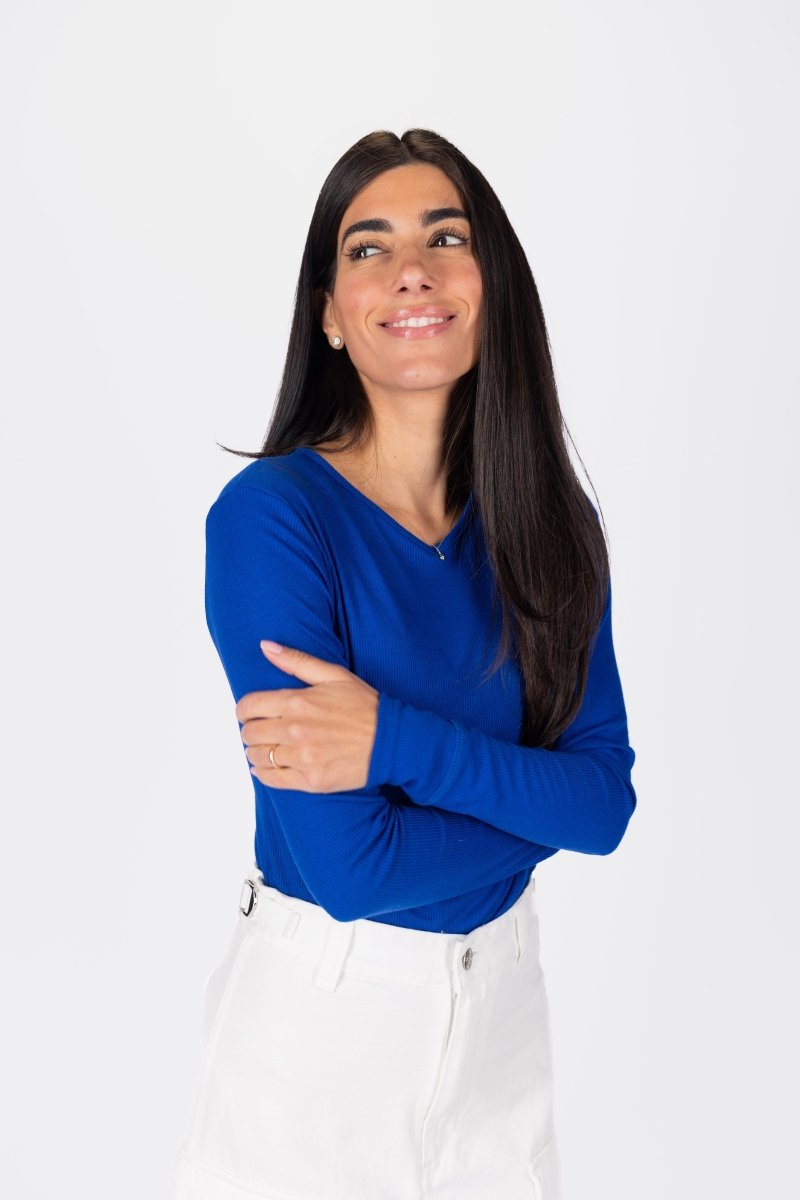 Romi Top Long Sleeve (Royal Blue)