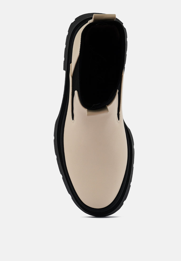 Ronin High Top Chunky Chelsea Boots - Glamourous Grace