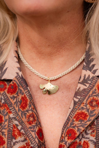 Rope Necklace with Charm - Glamourous Grace