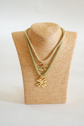 Rope Necklace with Charm - Glamourous Grace