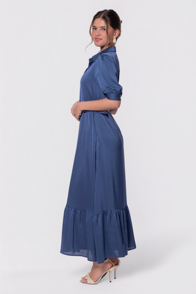 Rosalie Dress (Navy) - Glamourous Grace