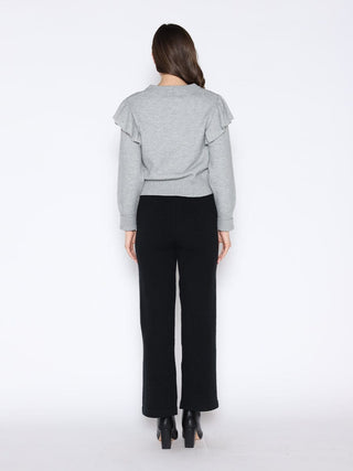 Gracia Fashion Women's Rose Crochet Pullover Sweater - Glamourous Grace