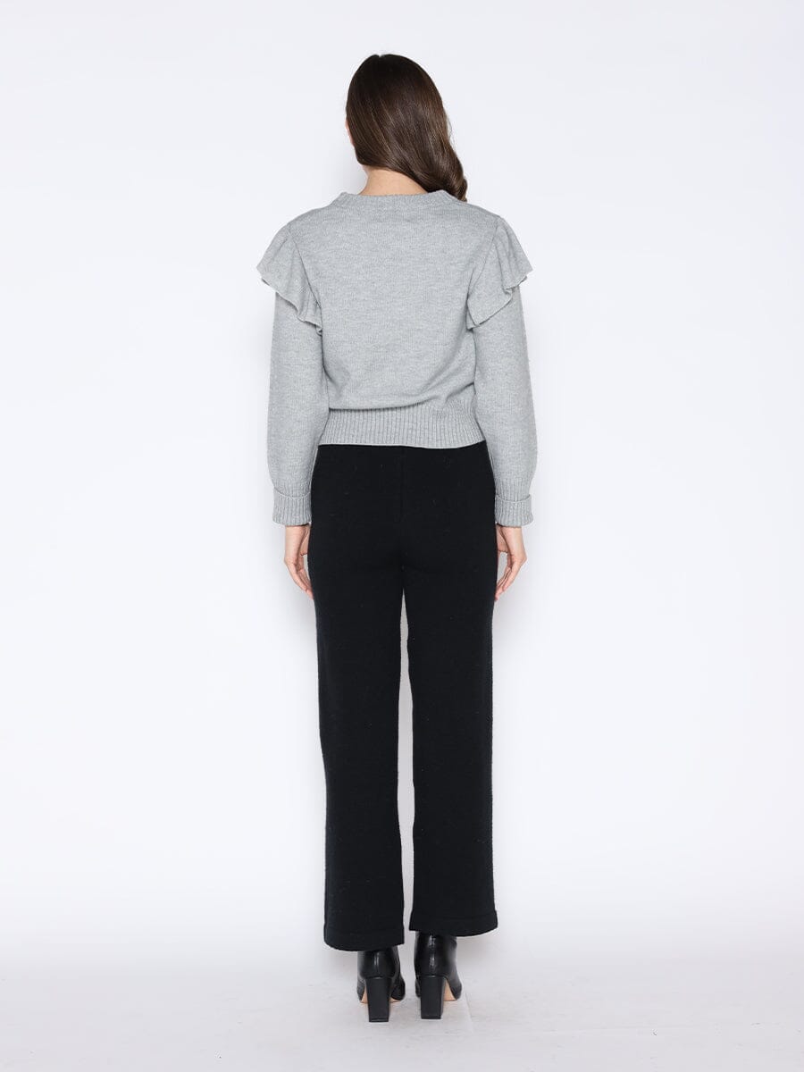 Gracia Fashion Women's Rose Crochet Pullover Sweater - Glamourous Grace