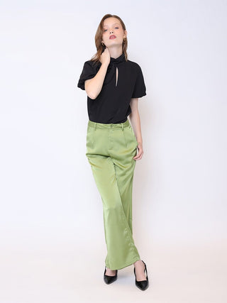 Rose Detail Puff Sleeve Top