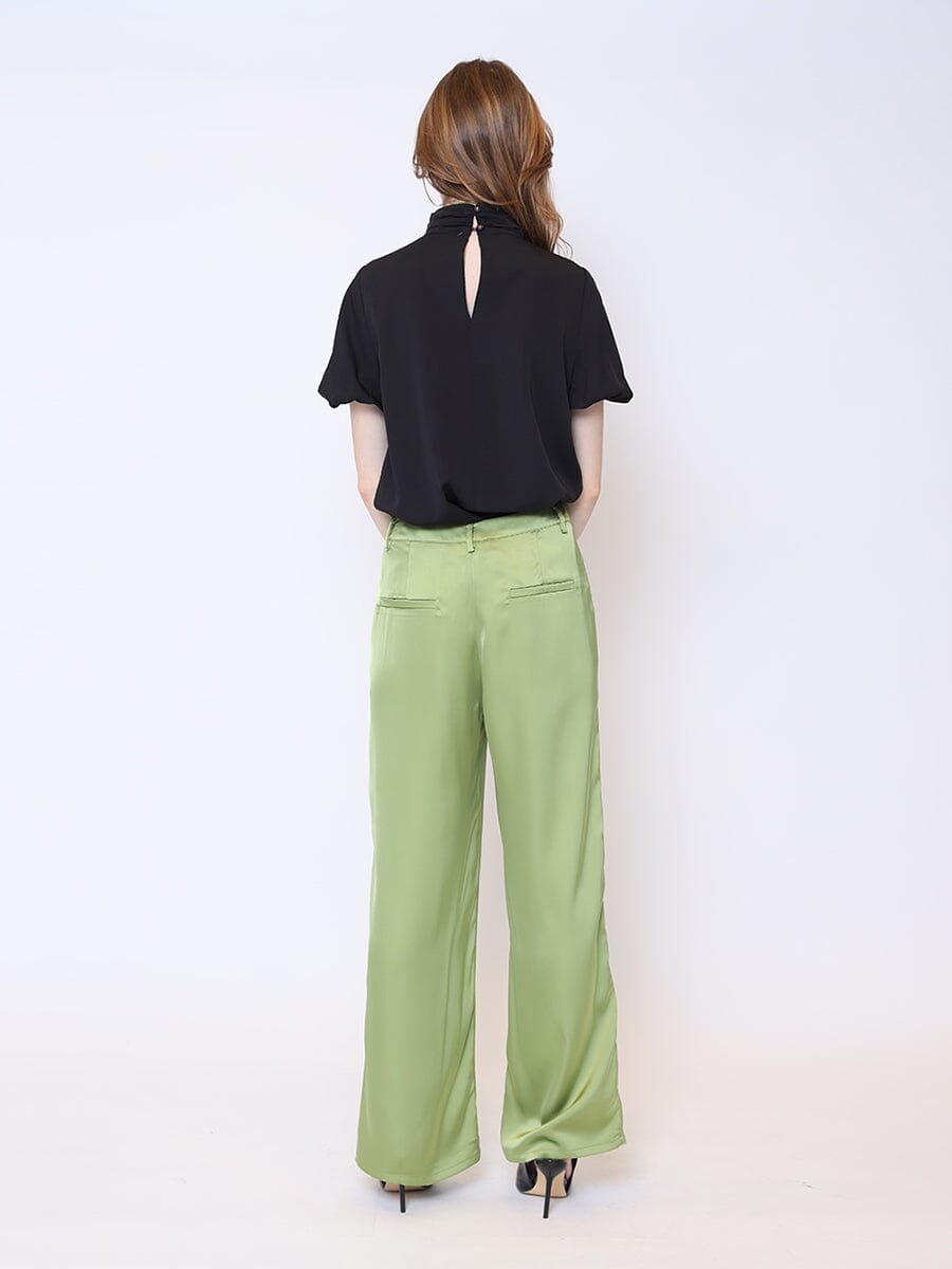 Rose Detail Puff Sleeve Top - Glamourous Grace