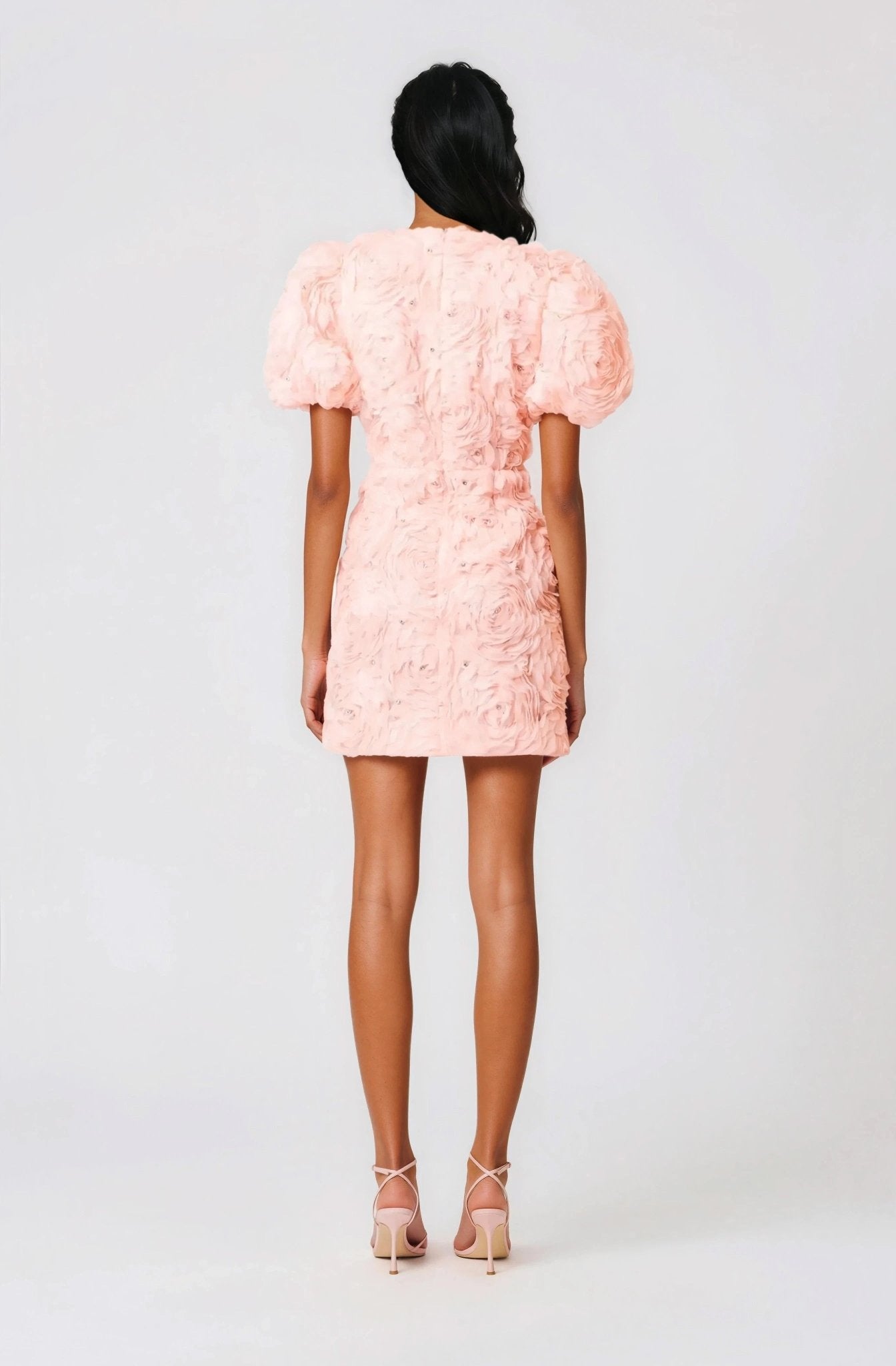 Rosella 3D Mini Dress – Pink - Glamourous Grace