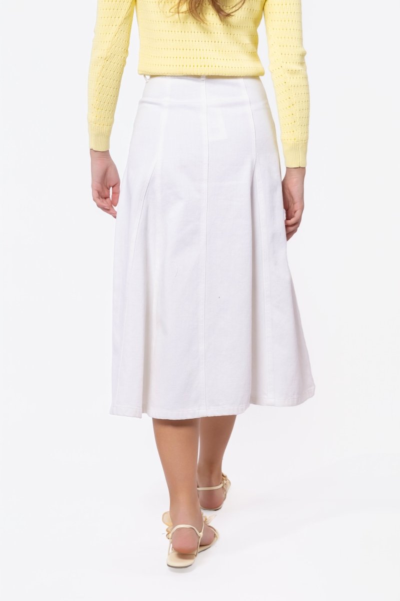 Rosie Skirt (White) - Glamourous Grace