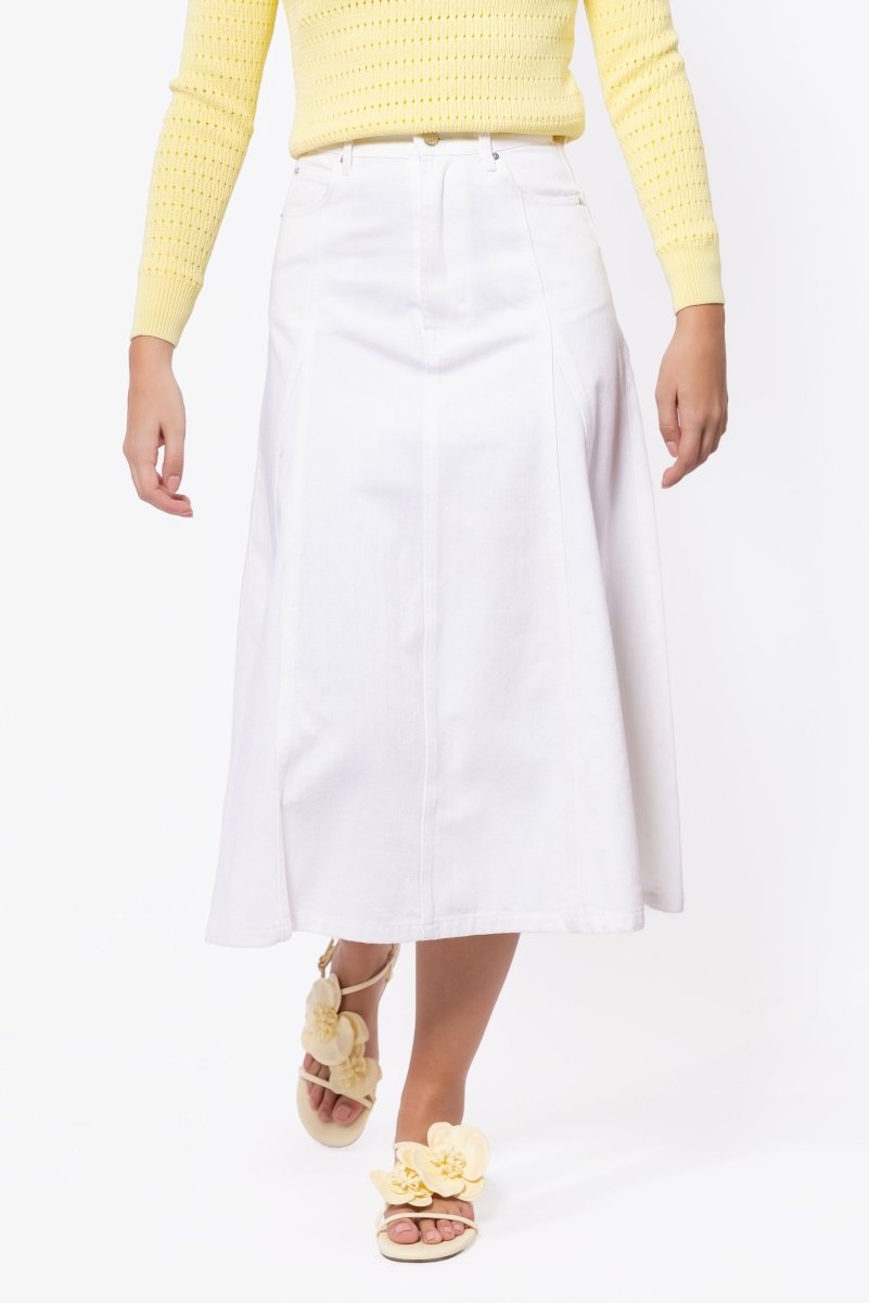 Rosie Skirt (White) - Glamourous Grace
