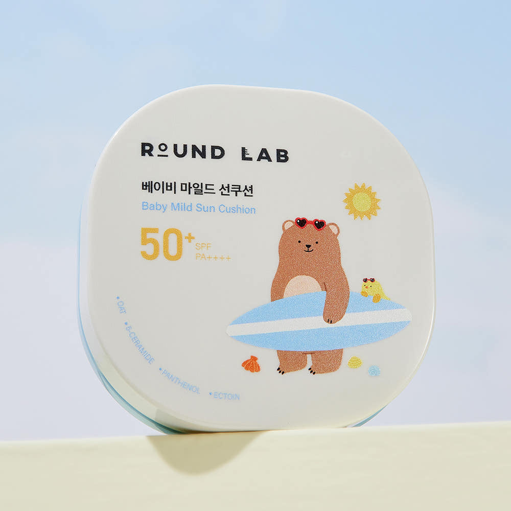 Round Lab Baby Mild Sun Cushion SPF50+ PA++++ 16g - Glamourous Grace
