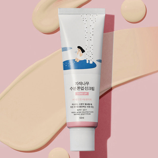 Round Lab Birch Juice Moisturizing Tone Up Sunscreen 50ml (SPF 50+ PA++++) - Glamourous Grace