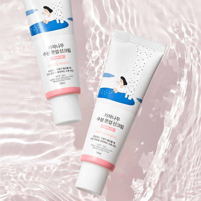 Round Lab Birch Juice Moisturizing Tone Up Sunscreen 50ml (SPF 50+ PA++++) - Glamourous Grace
