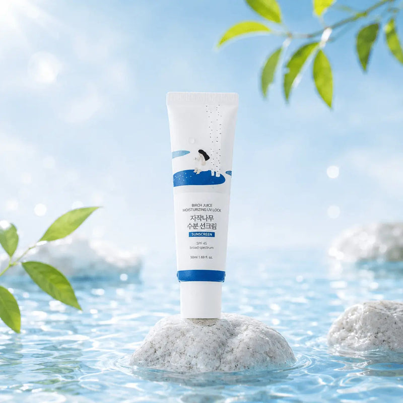 ROUND LAB Birch Juice Moisturizing UV Lock SPF 45 - Glamourous Grace