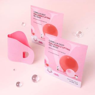 Round Lab Camellia Deep Collagen V Lifting Gel Mask 10g X 4ea