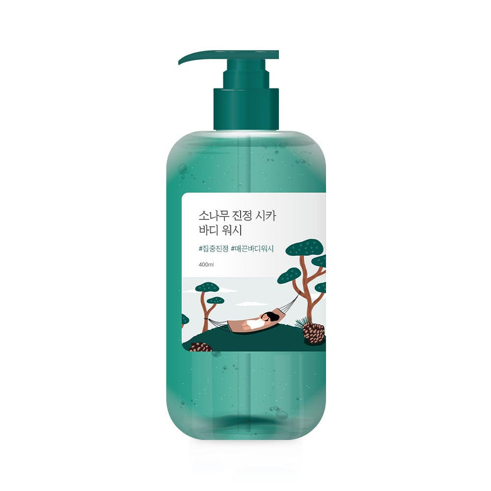 Round Lab Pine Calming Cica Body Wash 400ml - Glamourous Grace
