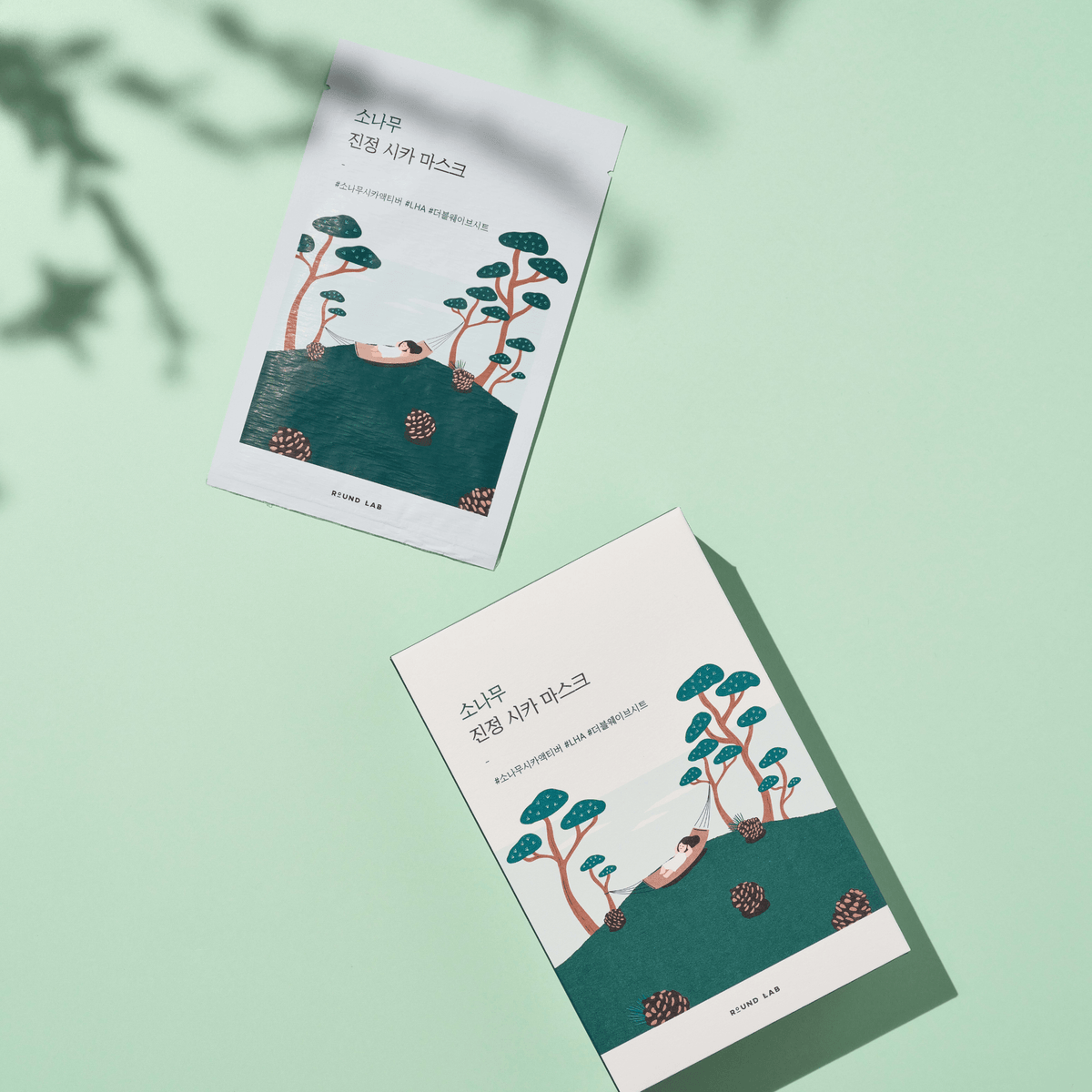 Round Lab Pine Calming Cica Sheet Mask 10pcs - Glamourous Grace