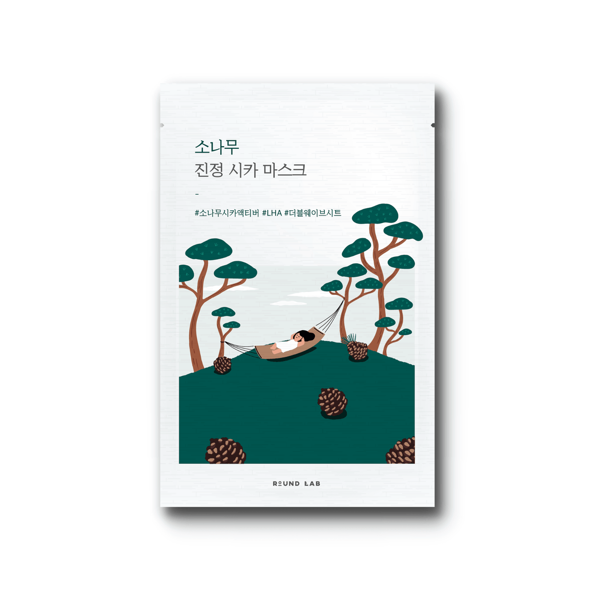 Round Lab Pine Calming Cica Sheet Mask 10pcs - Glamourous Grace