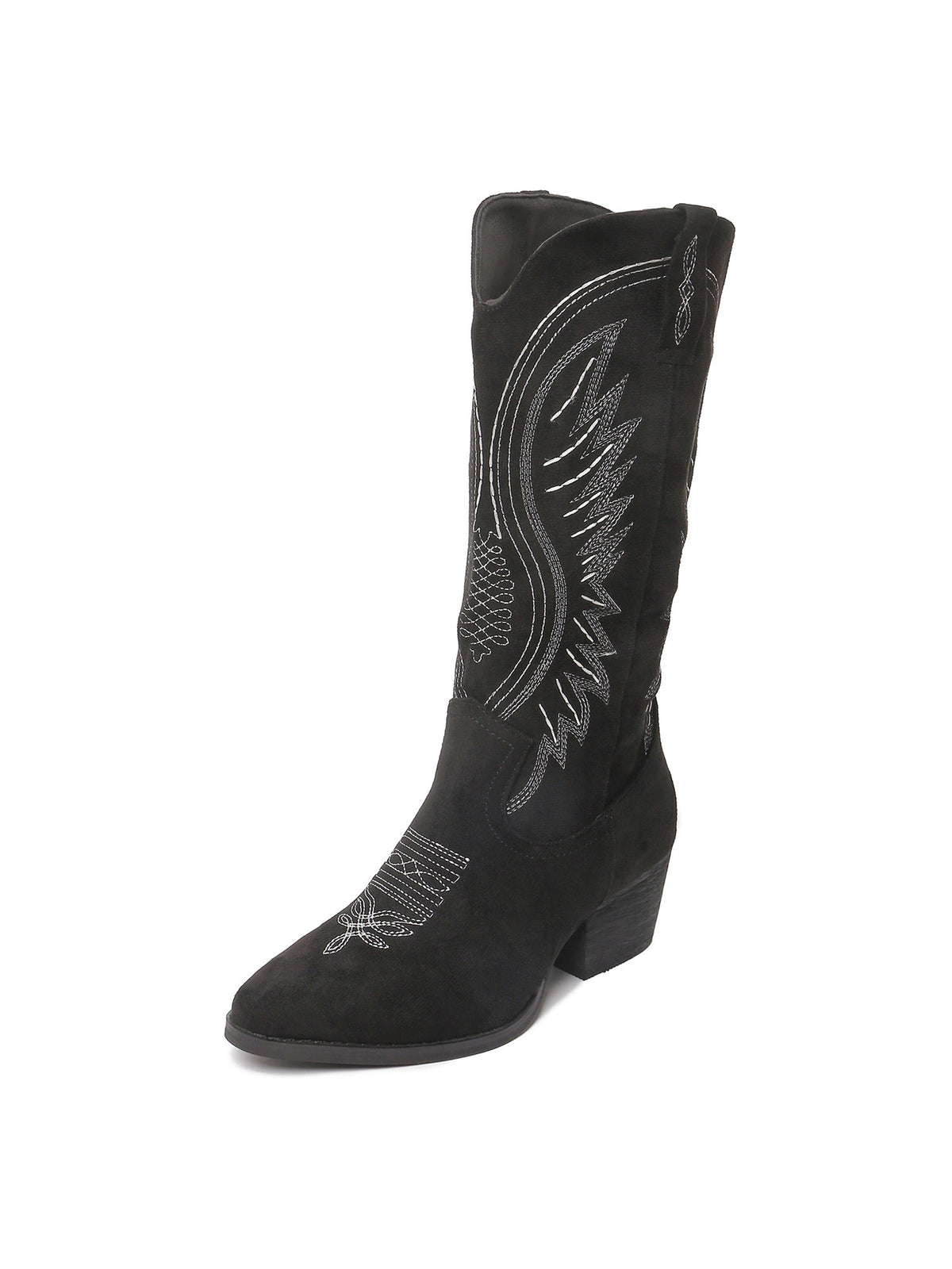 Roundup - Tall | Black Suede - Glamourous Grace