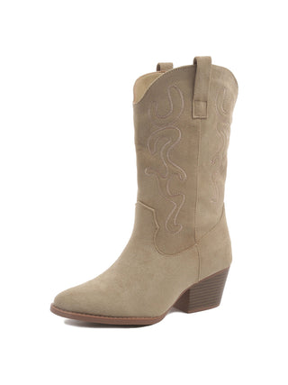 Roundup | Light Taupe Suede - Glamourous Grace