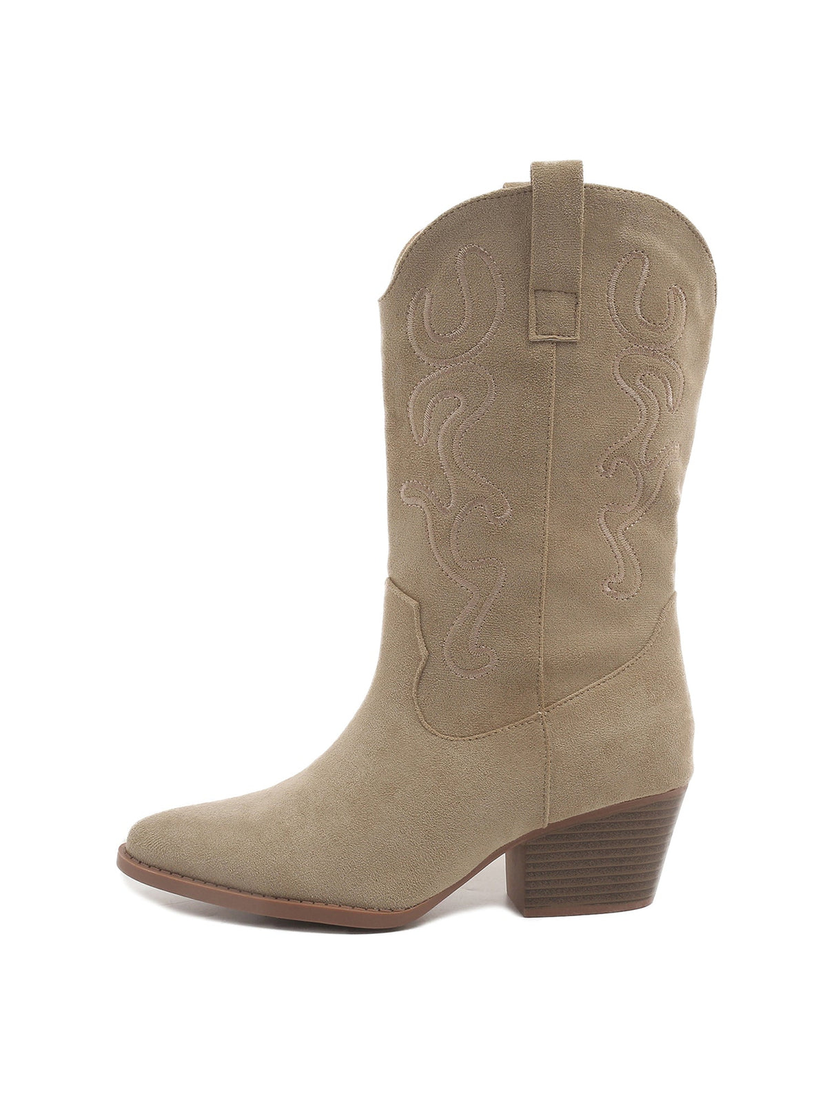 Roundup | Light Taupe Suede - Glamourous Grace