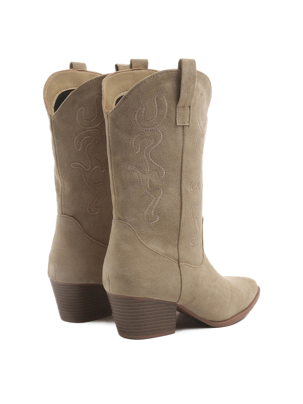 Roundup | Light Taupe Suede - Glamourous Grace