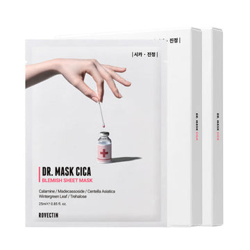 ROVECTIN Dr. Mask Cica 25ml X 10ea - Glamourous Grace