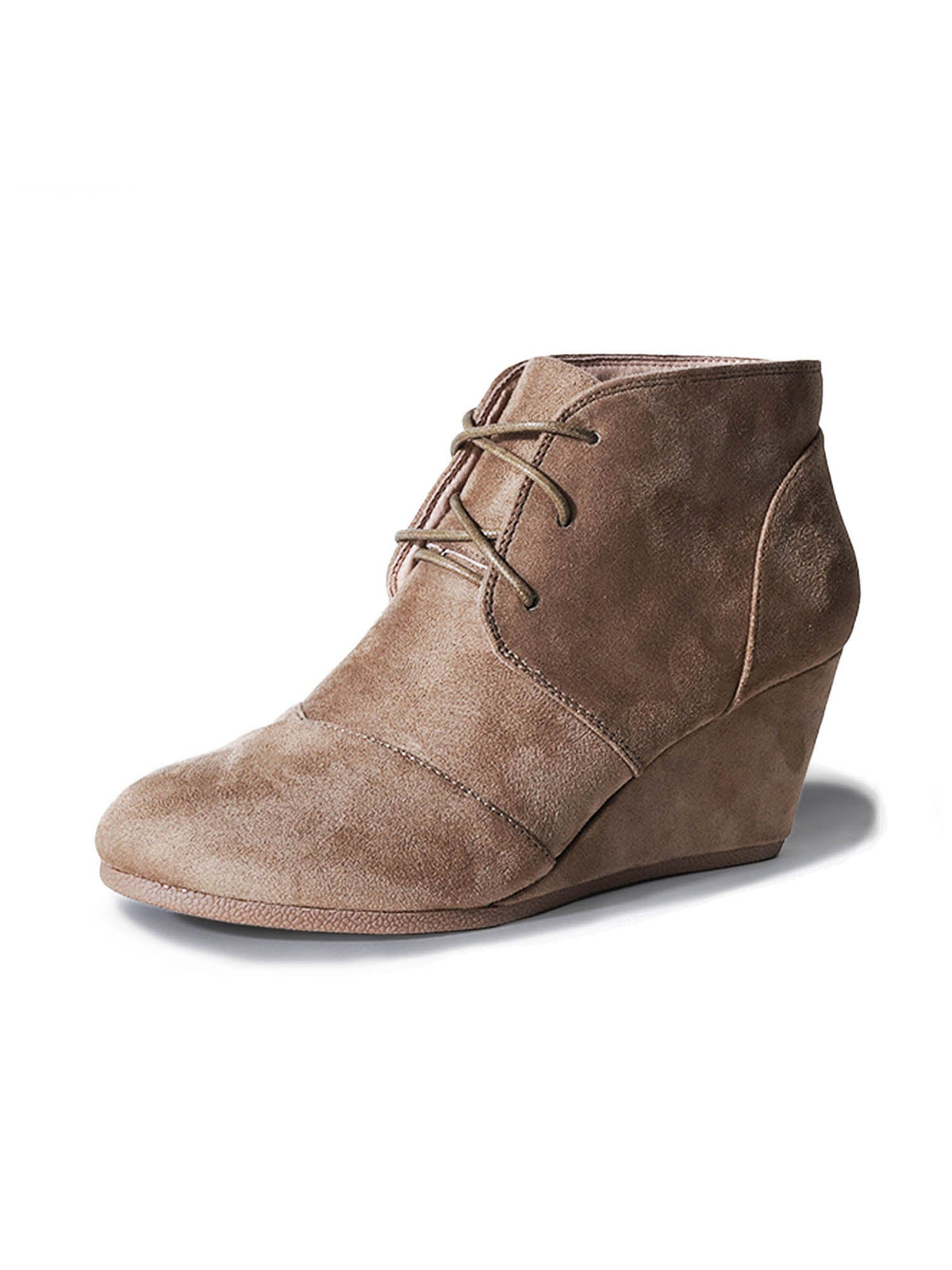 Roxy | Light Taupe Suede - Glamourous Grace
