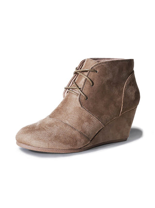 Roxy | Light Taupe Suede - Glamourous Grace