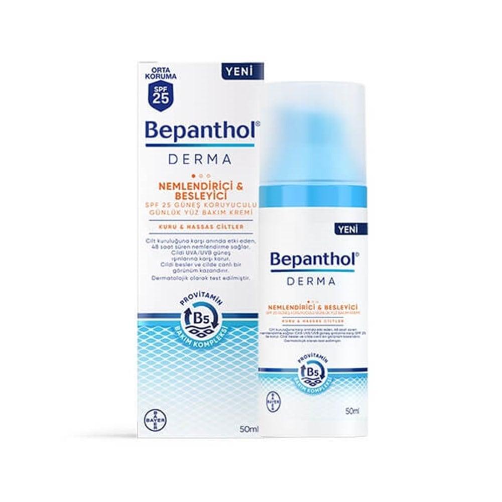 Bepanthol Bepanthol Derma Nem SPF 25 Moisturizing Face Cream - Hydrating, Nourishing, and Protecting Dry, Sensitive Skin - Glamourous Grace