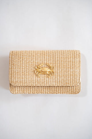 Ruby Straw Clutch - Glamourous Grace